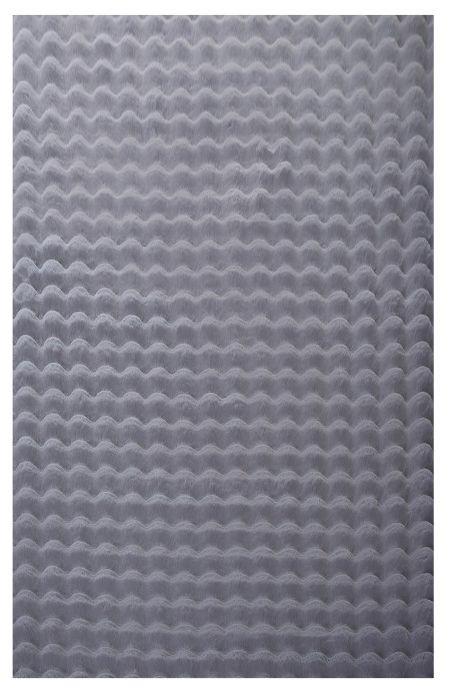 Koberec 3D z umělé kožešiny 120x170 cm tmavě šedý - šedá, Basics, textil (120/170cm) - Novel