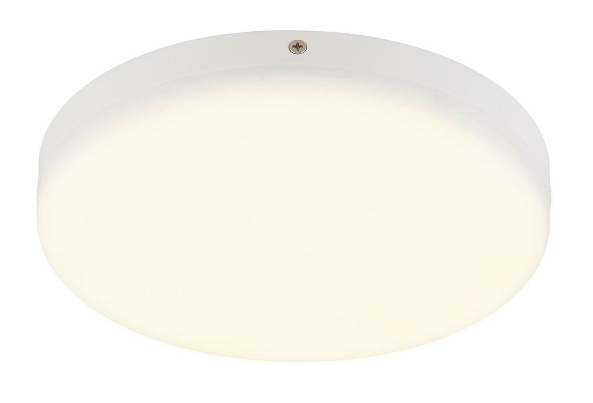 STROPNÍ LED SVÍTIDLO SMALI - bílá/opál, Moderní, plast (22/5cm) - Mömax