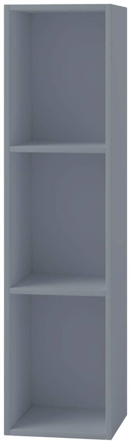 Schallplattenregal Platto 3-Fach - Grau, Basics, Holzwerkstoff (34/107/30cm) - MID.YOU