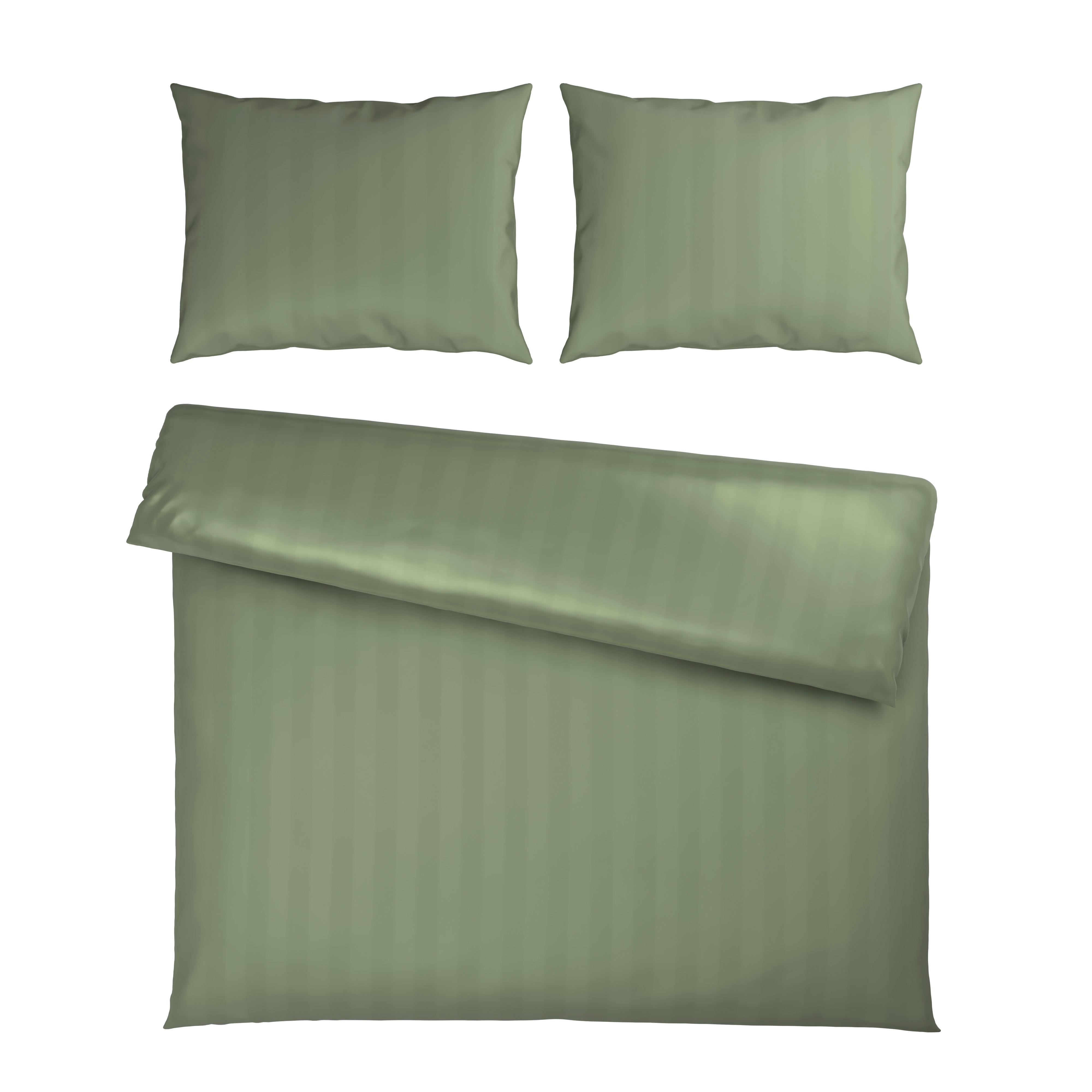 POSTEĽNÁ BIELIZEŇ XENIA STREIF XXL - svetlozelená, Modern, textil (200/220cm) - Premium Living