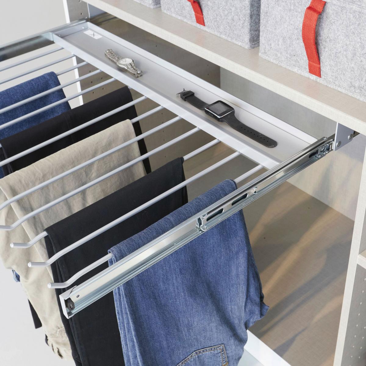 Drehtürenschrank Versity-d Alpinweiß/marmorptik 4trg - Silberfarben/Weiß, Trend, Holzwerkstoff (181/229/54cm) - James Wood