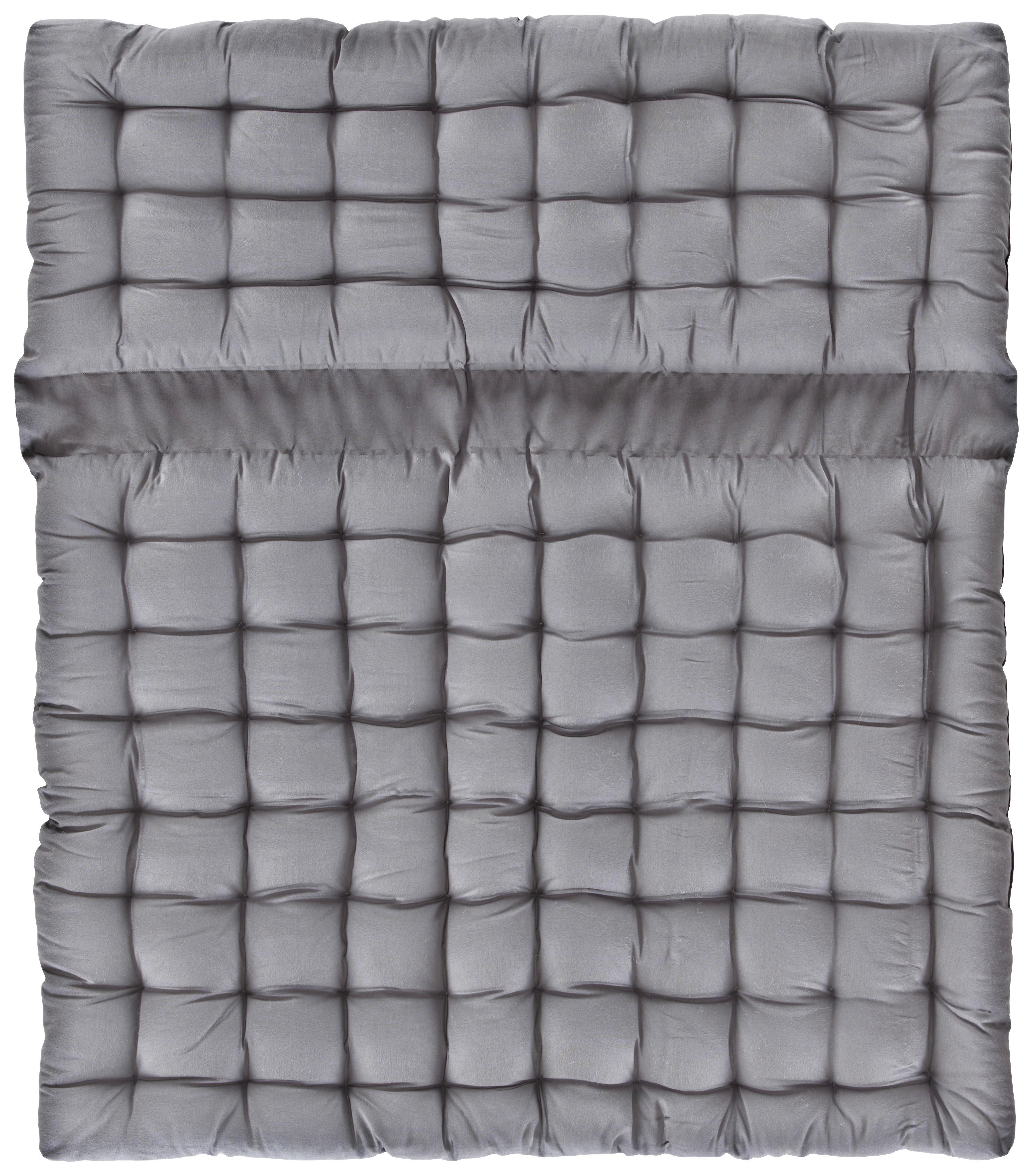 Sedák Na Paletový Nábytok Alex, 114/74/10+114/40/10cm - sivá, textil (114/74/10cm) - Modern Living