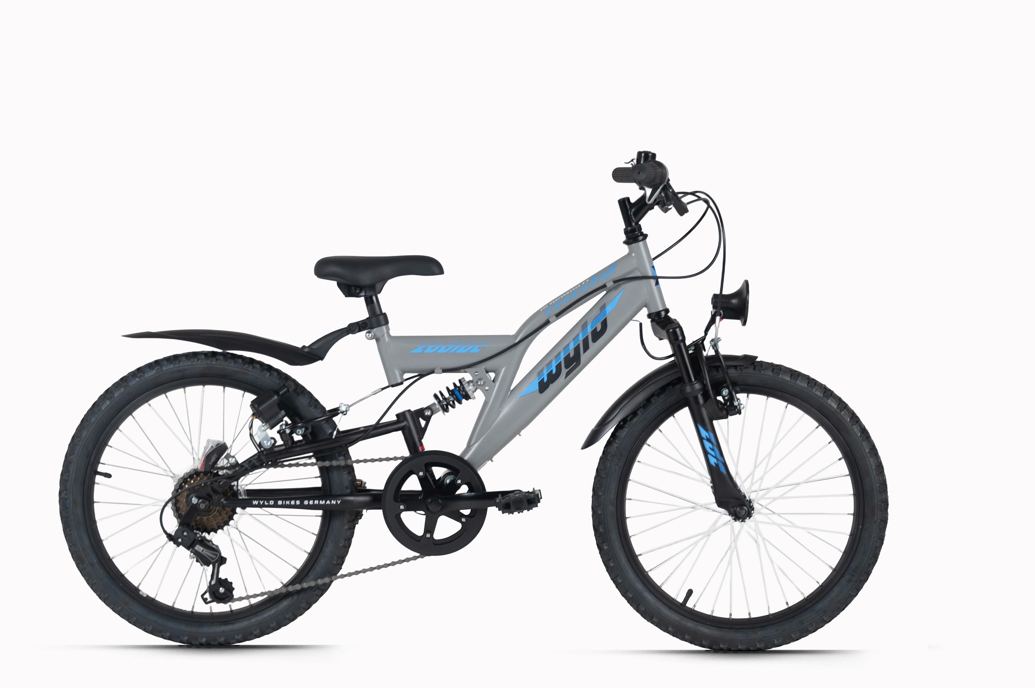 WYLD MTB FULLY ATB 20'' Zodiac grau - Grau, LIFESTYLE, Metall (25cm)