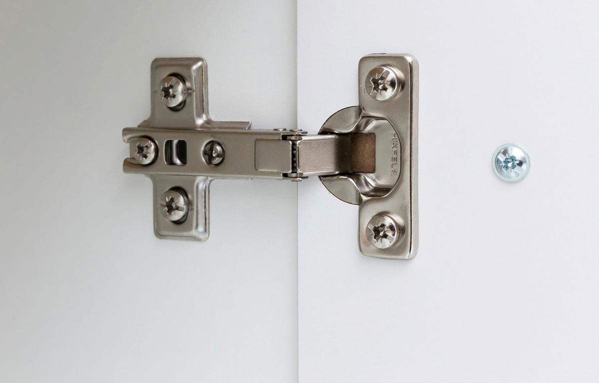 Hochschrank Riga Weiß B:  50 cm - Weiß, MODERN, Holzwerkstoff (50/190/35cm) - Held