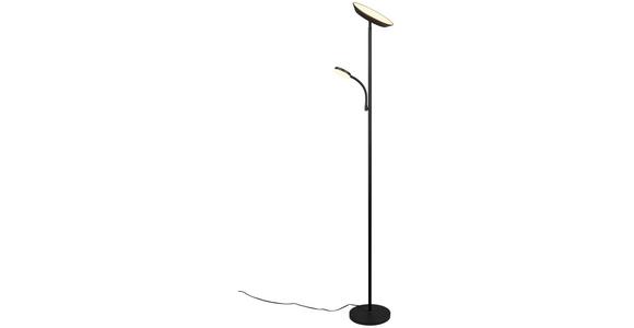 LED-Stehleuchte Rio - Schwarz, Basics, Kunststoff/Metall (25/178cm) - Luca Bessoni