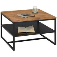 KONFERENČNÍ STOLEK DALLAS II -BASED- - černá/barvy dubu, Lifestyle, kov/dřevo (70/70/45cm) - Based