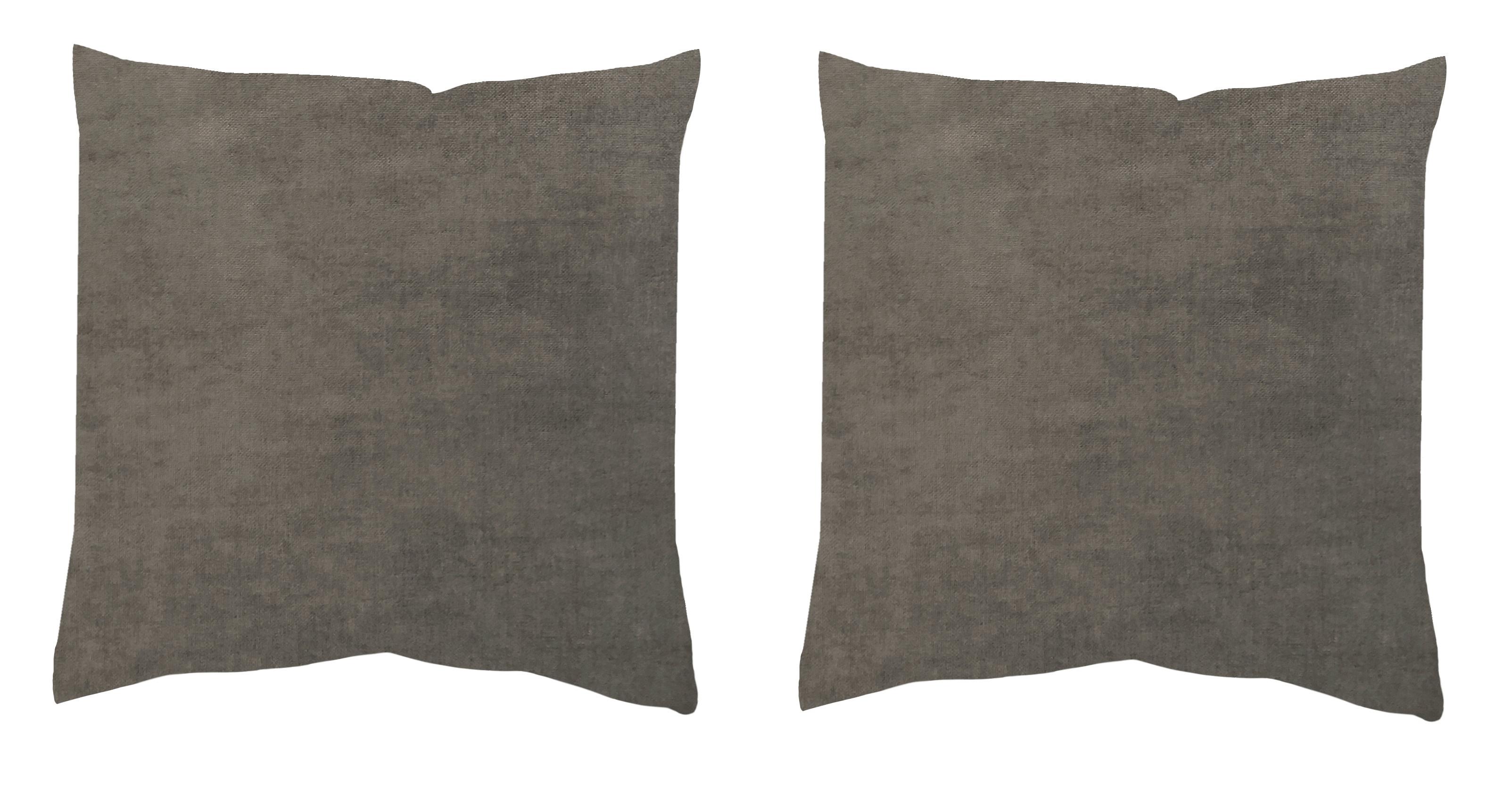 Kissenhüllen-set Elmer - Anthrazit, Basics, Textil (40/40cm)