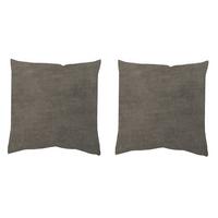 Kissenhüllen-Set Elmer - Grau, Basics, Textil (50/50cm)