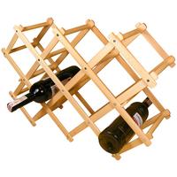 Palacktartó 8 Palackhoz - fa (58/17/40cm)