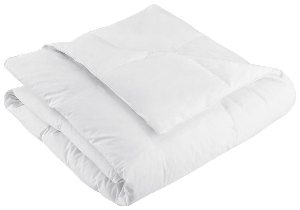 PÁPEROVÁ PRIKRÝVKA Modern-stredná, 135-140/200 cm - biela, textil (135-140/200cm) - Nadana