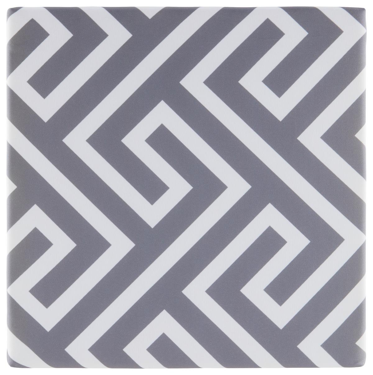 Gartensitzkissen Ibiza - Anthrazit, MODERN, Textil (40/40/4cm) - Luca Bessoni