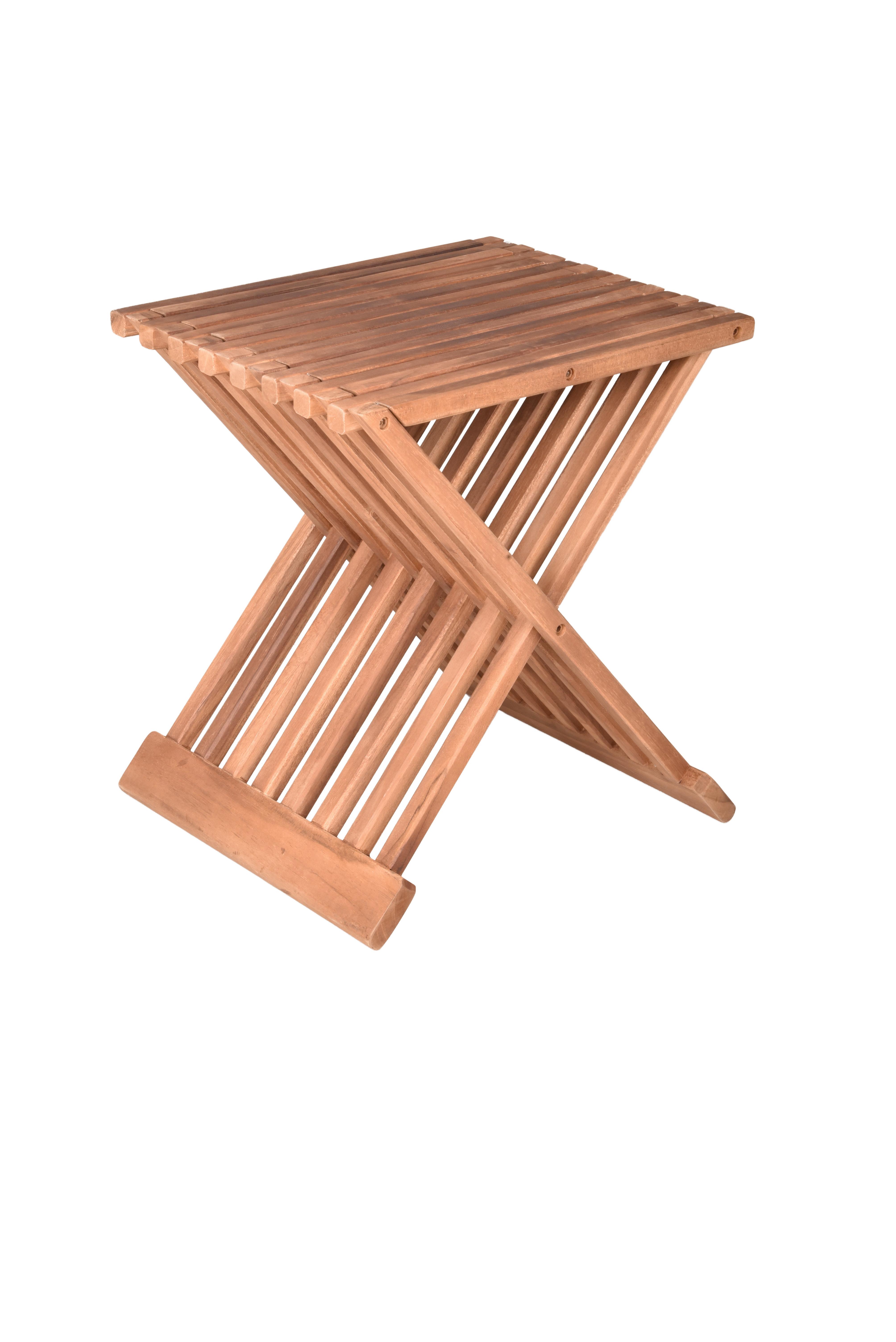 Beistelltisch Fani - Braun, Basics, Holz (39/29/44cm) - Gardenson