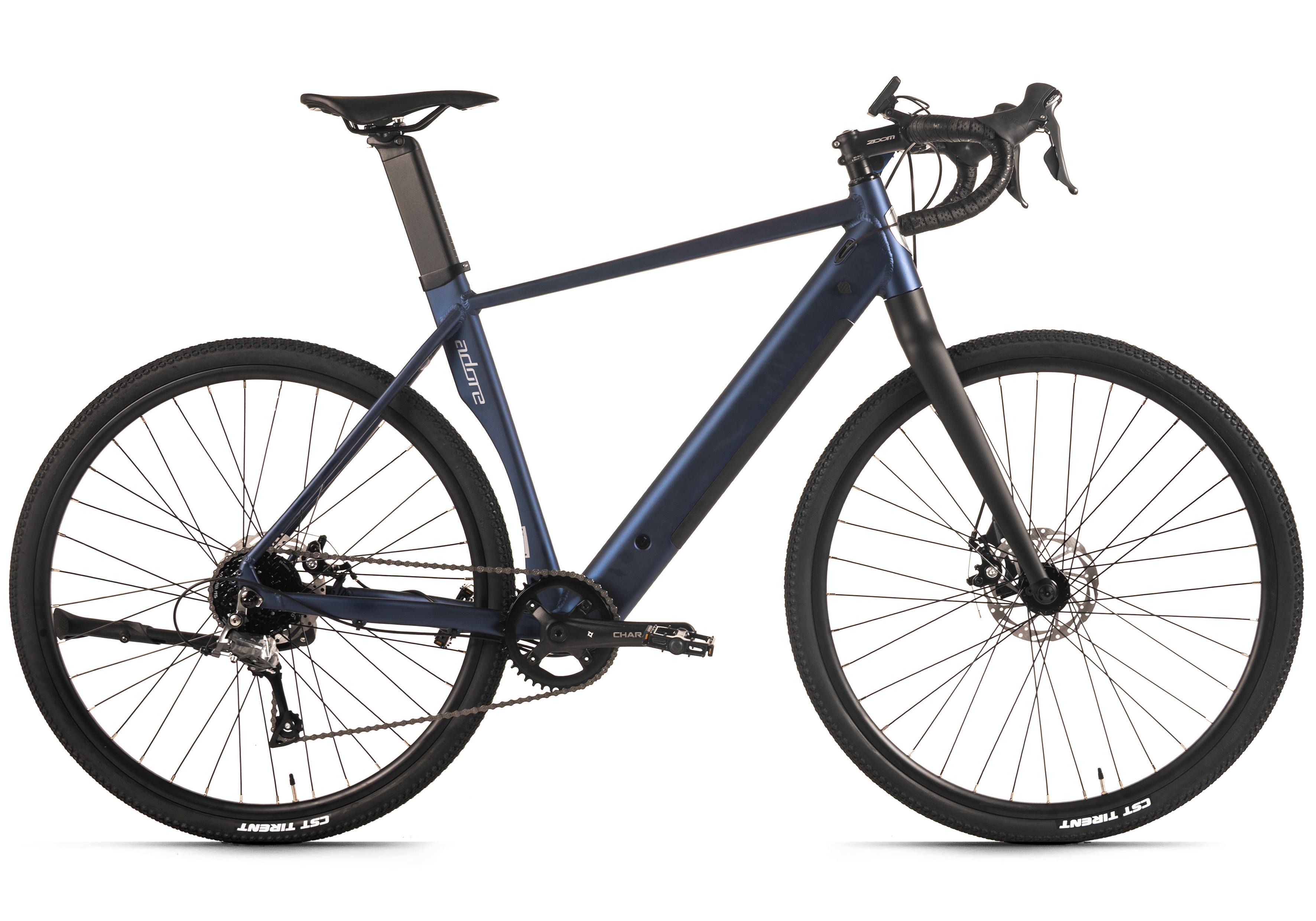 E-gravelbike  Tourenfahrrad Dunkelblau Matt - Dunkelblau, LIFESTYLE, Metall (180/70/100cm)