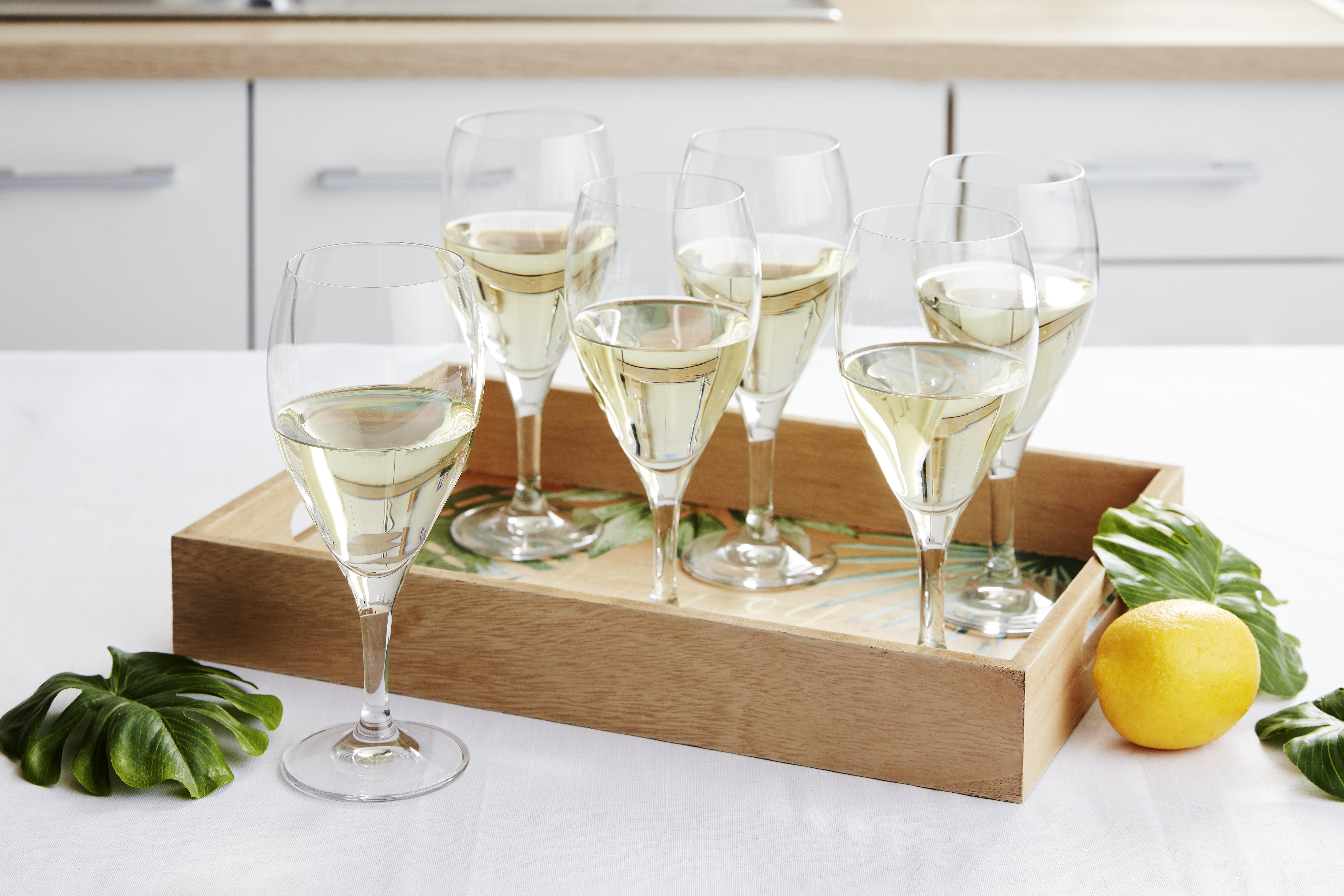 Spritzerglas Lucy 6er-Set, Je ca. 310 ml - Klar, KONVENTIONELL, Glas - Luca Bessoni