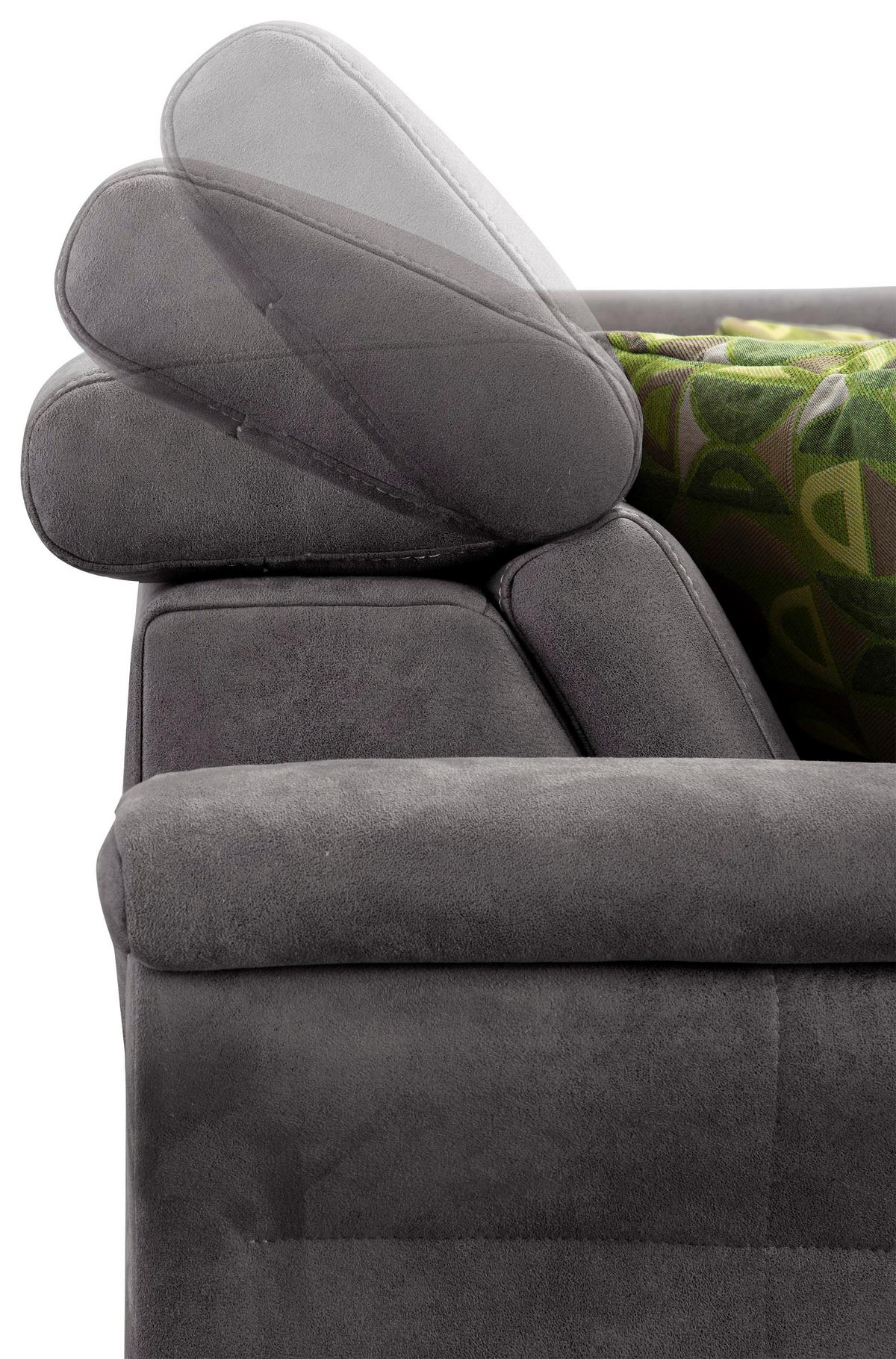 Ecksofa Arngast anthrazit, 245x194 cm - Eichefarben/Beige, KONVENTIONELL, Textil (245/194cm) - Sit & More