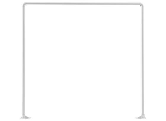 Duschvorhangstange Weiss - Weiß, Metall (91//cm) Duschvorhangstange Weiss - Weiß, Metall (91//cm)
