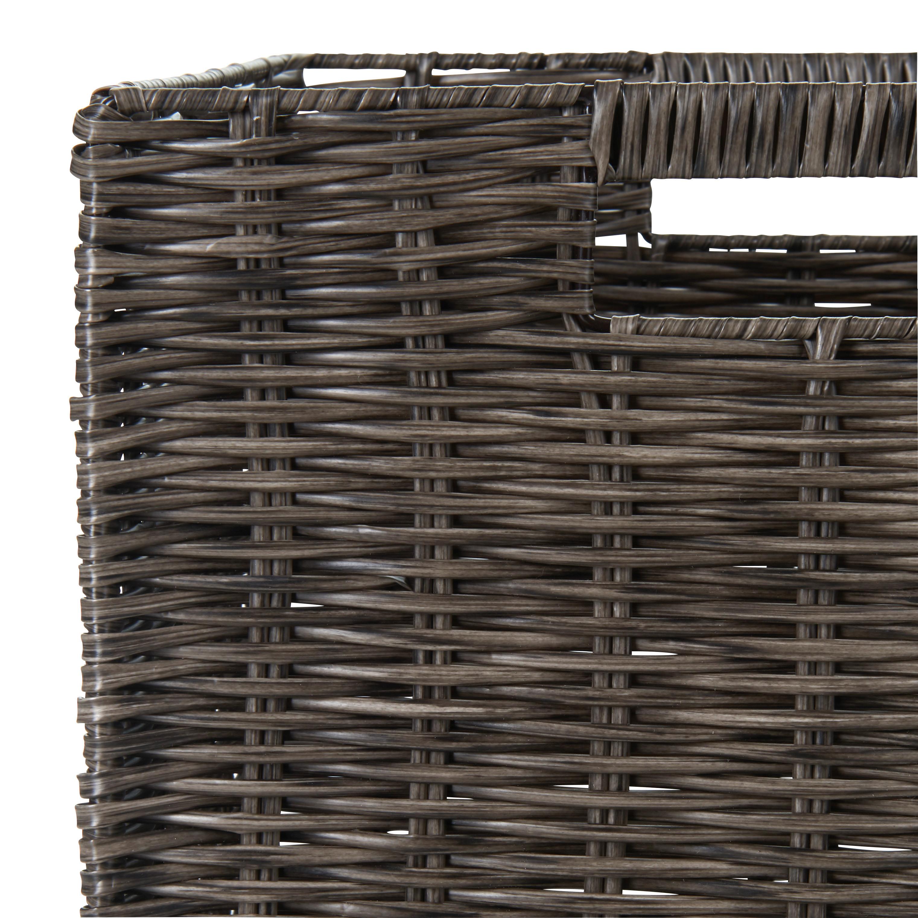 Koš Vien -Paz- - hnědá, kov/plast (32/30/28cm) - Modern Living