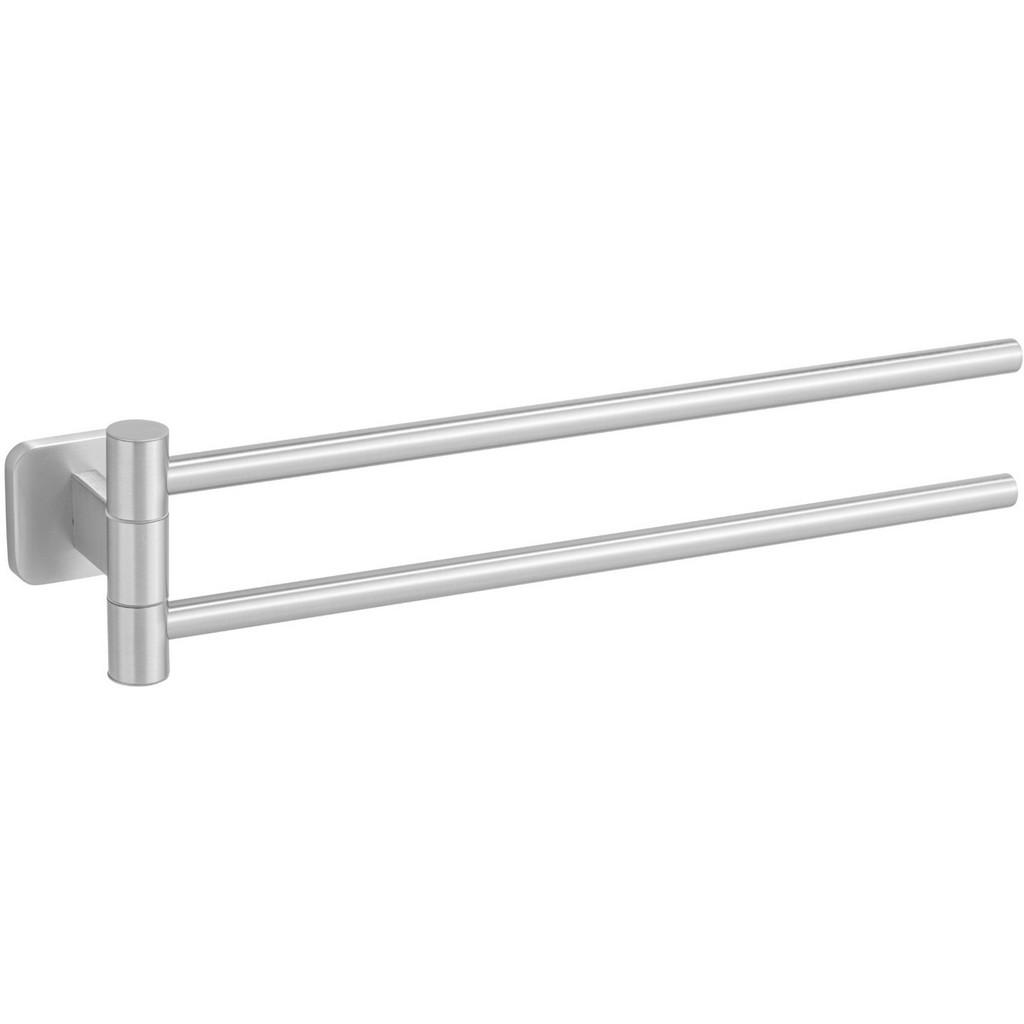 Handtuchhalter Porto Matt Edelstahlfarben B: 5 cm