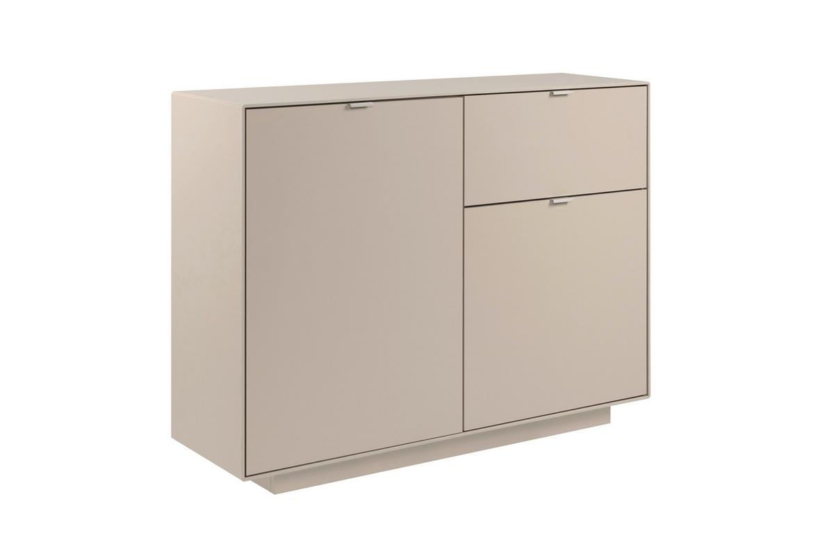 Kommode Sivas B: 120 cm Sandfarben - Sandfarben, Design, Holzwerkstoff (120/90/37,5cm) - MID.YOU