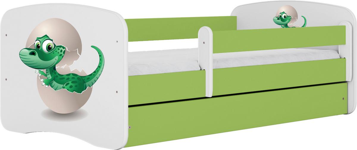 Kinder-/Juniorbett Babydreams inkl. Matratze 80x160 - Birkefarben/Weiß, MODERN, Holz/Holzwerkstoff (80/160cm) - MID.YOU