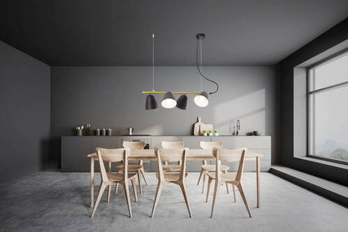 Hängeleuchte Triton H: 126 cm 4-Flammig - Goldfarben/Schwarz, Design, Metall (61/13/126cm) - Näve