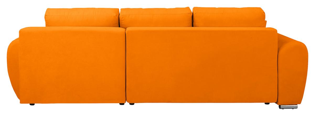 Ecksofa Azzuro Gelb S: 256x175 cm - Gelb/Silberfarben, Design, Textil (256/175cm) - Livetastic