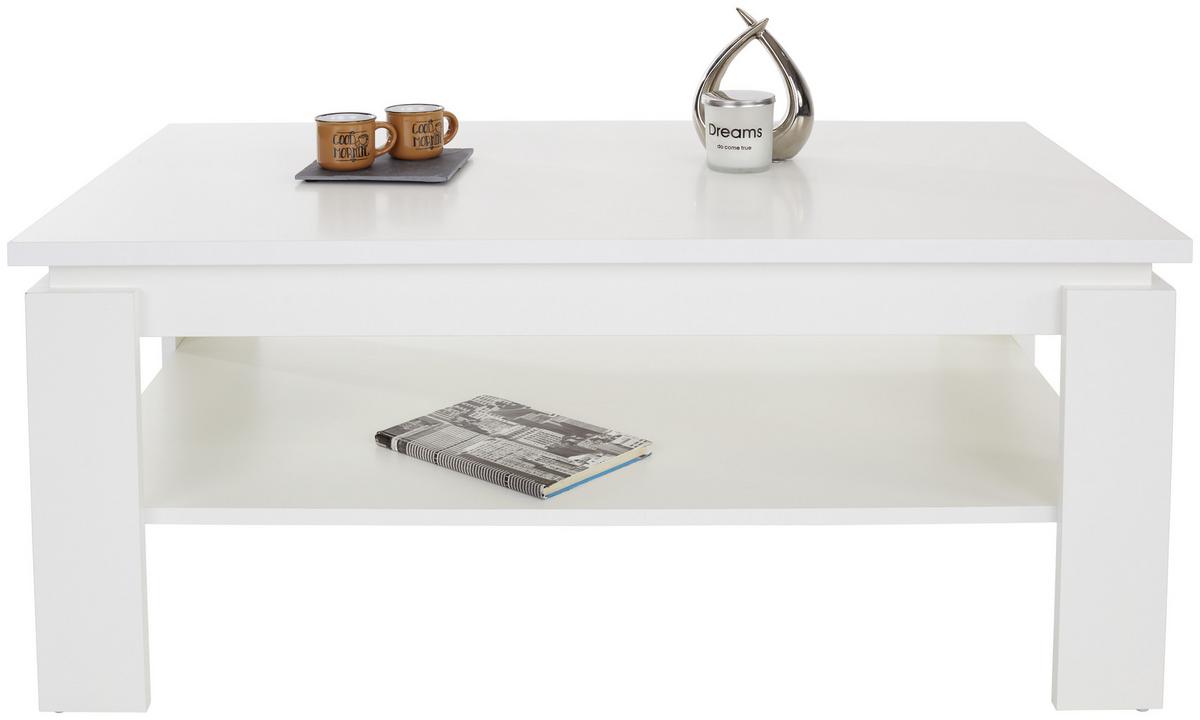 KONFERENČNÝ STOLÍK NIZZA 2 - biela, Modern, kompozitné drevo (100/45/60cm)
