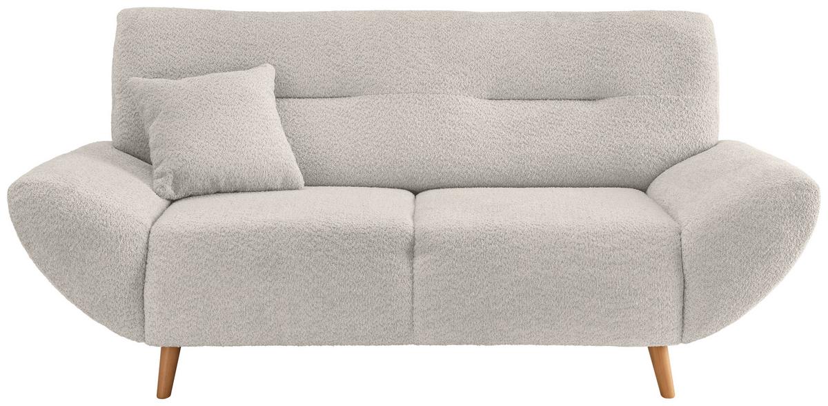 3-Sitzer-Sofa Frago, Weiß B: 205 cm - Wildeiche/Weiß, KONVENTIONELL, Textil (205/81/90cm) - MID.YOU