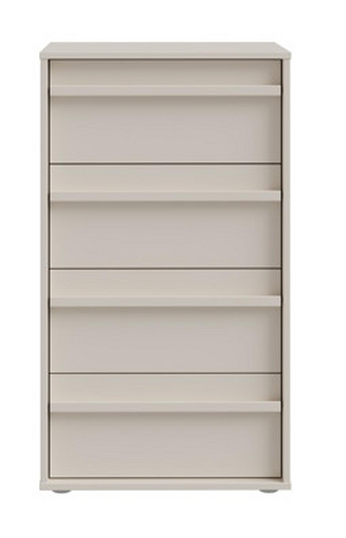 Komoda se 4 zásuvkami, písková, š: 53,4cm - pískové barvy, Moderní, kompozitní dřevo (53,4/94,4/42cm)