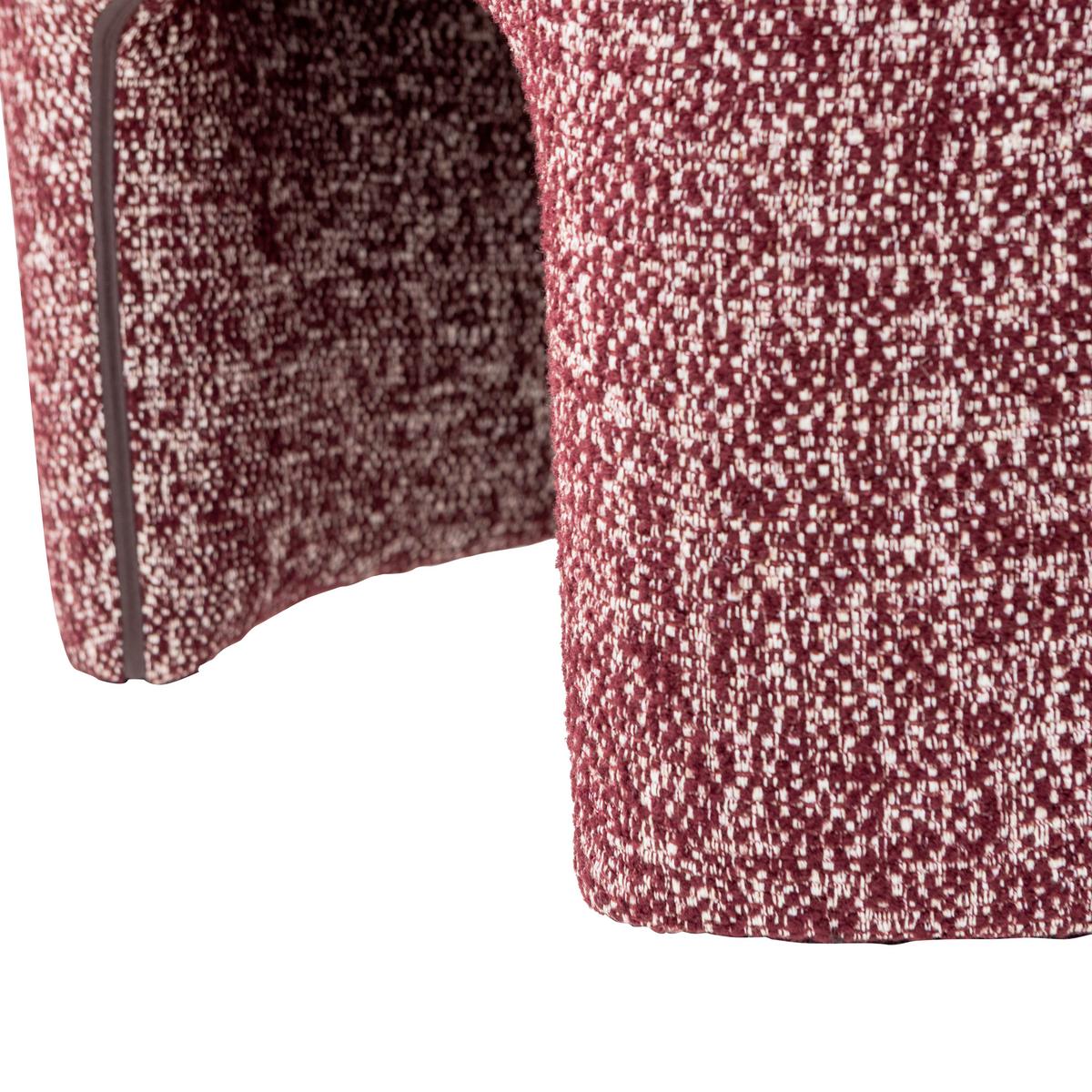 ARMLEHNSTUHL Cordo Bordeaux B: 64cm - Bordeaux, MODERN, Kunststoff/Textil (64/83/64cm) - Livetastic