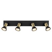 Strahler 57998-4b - Goldfarben/Schwarz, Design, Metall (50/6/9cm) - Globo