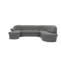 Wohnlandschaft Sarafina Dunkelgrau - Dunkelgrau/Schwarz, KONVENTIONELL, Textil (146/295/180cm) - MID.YOU