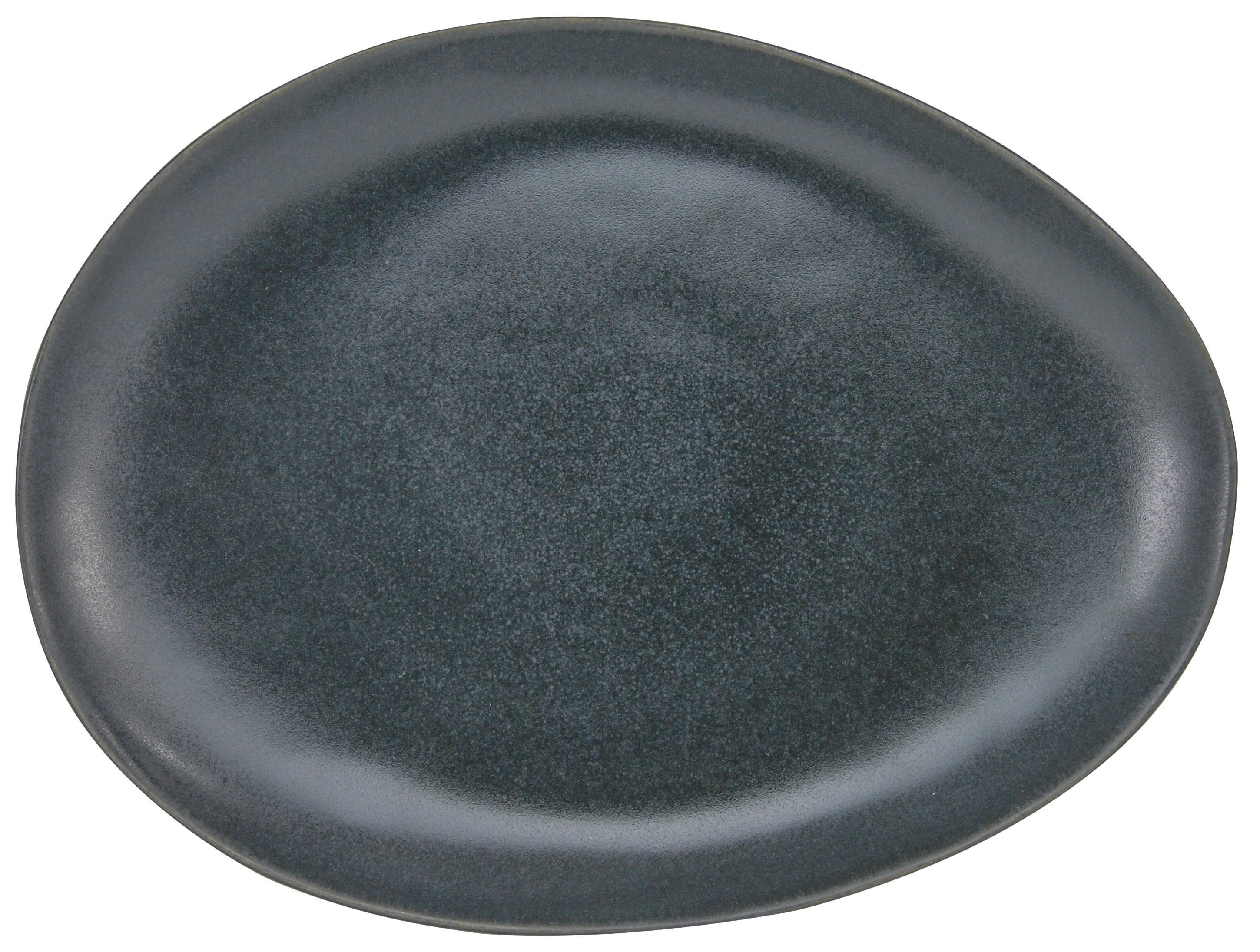 Dezerní Talíř Gourmet, Ø: 22cm - černá, Moderní, keramika (22/17/2,5cm) - Premium Living