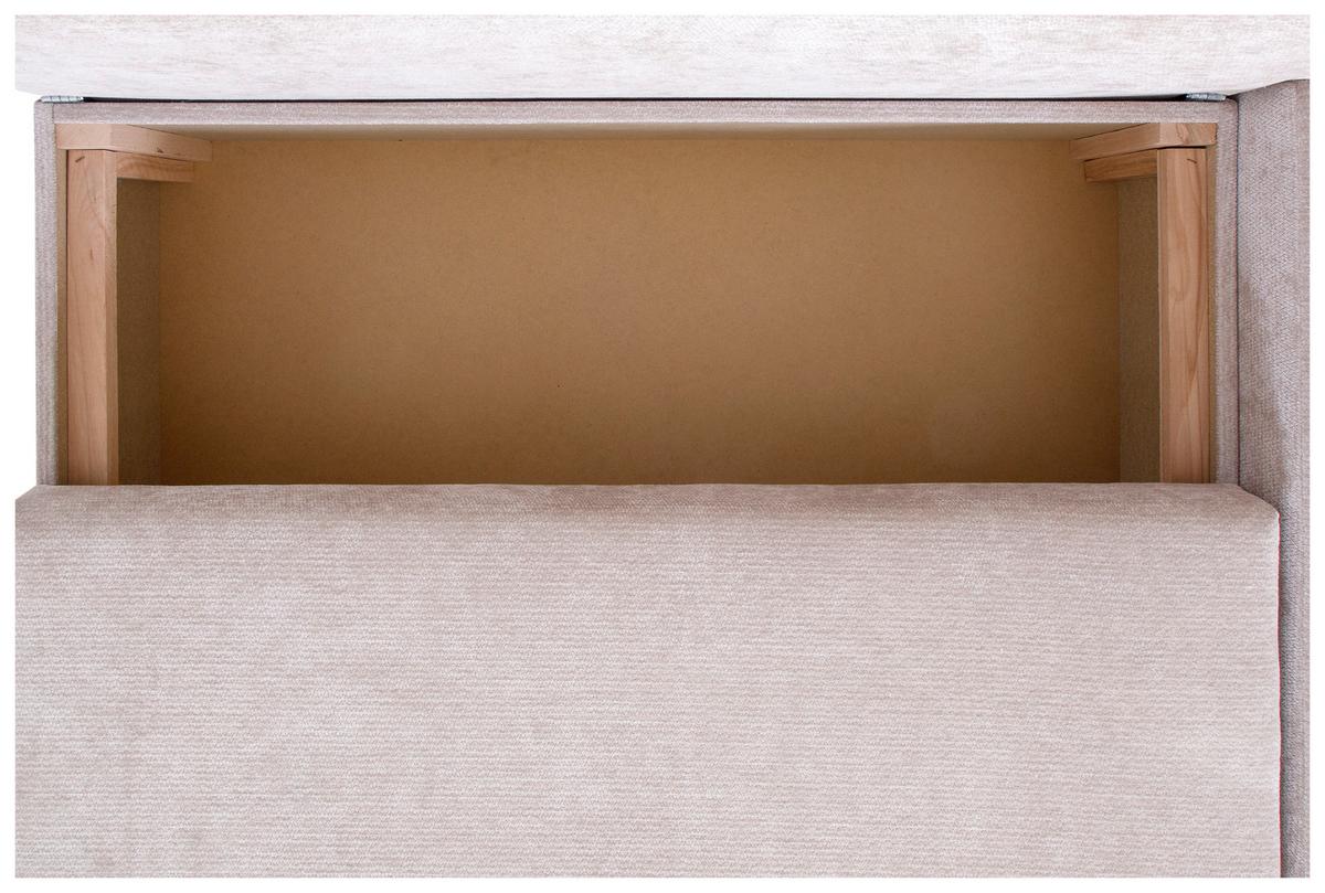 Sarokkanapé Lena V - barna, Basics, faalapú anyag (192/84/130cm)