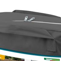 Sonnensegel Quadrat 5x5 m - Anthrazit, Basics (500/500cm)