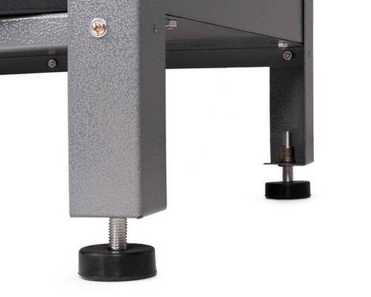 Werkbank-set Klaus Echtholz/stahl B: 240 Cm - Anthrazit/Grau, Basics, Holz/Metall (240/205/60cm)