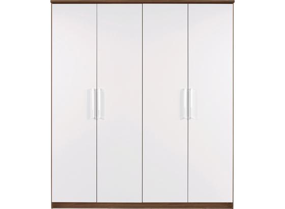 Kleiderschrank Wien 181cm - Eichefarben/Weiß, KONVENTIONELL, Holzwerkstoff (181/212/56cm) Kleiderschrank Wien 181cm - Eichefarben/Weiß, KONVENTIONELL, Holzwerkstoff (181/212/56cm)