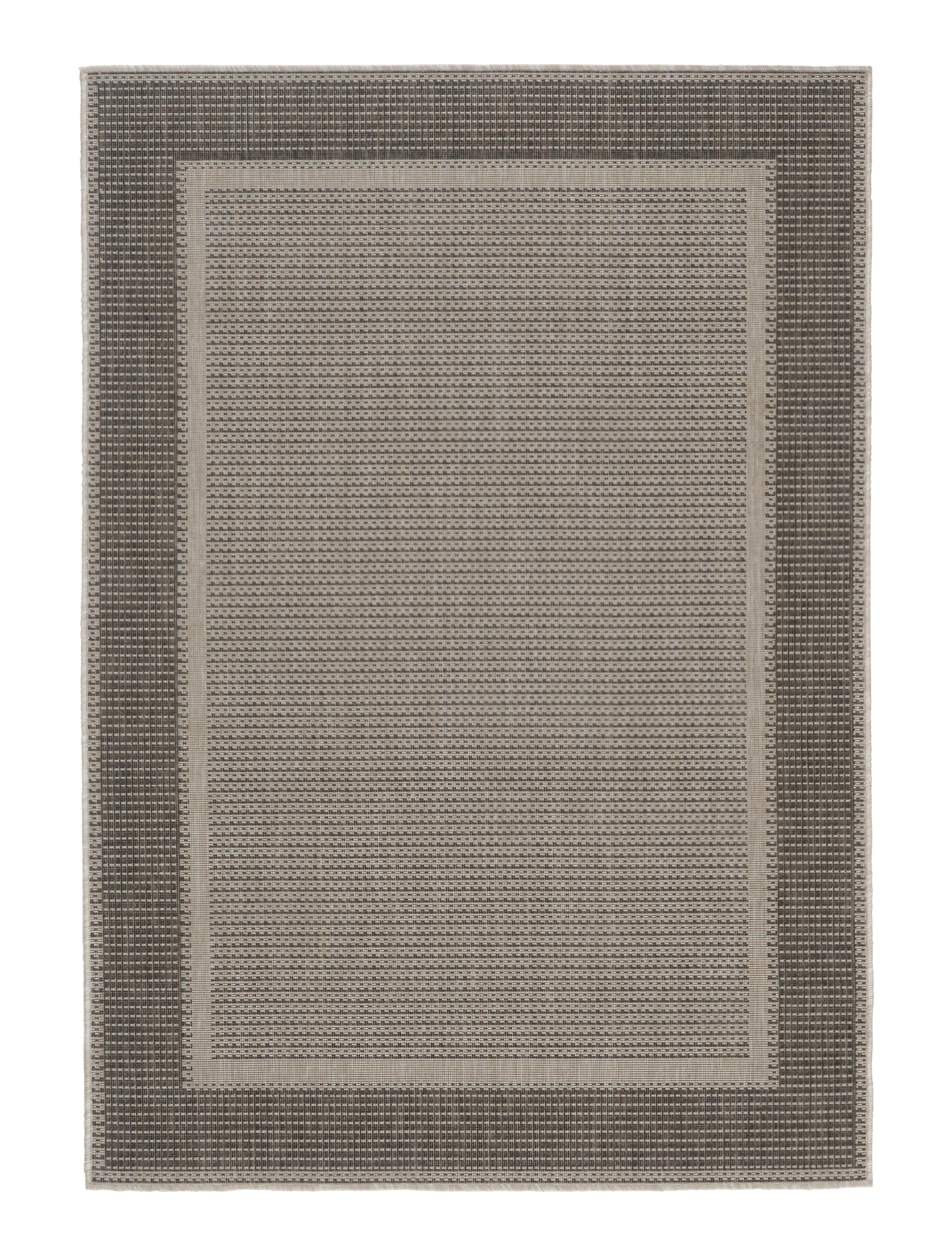 PLOCHO TKANÝ KOBEREC COUNTRY GRAU 3 - sivá, Konventionell, textil (200/250cm) - Modern Living