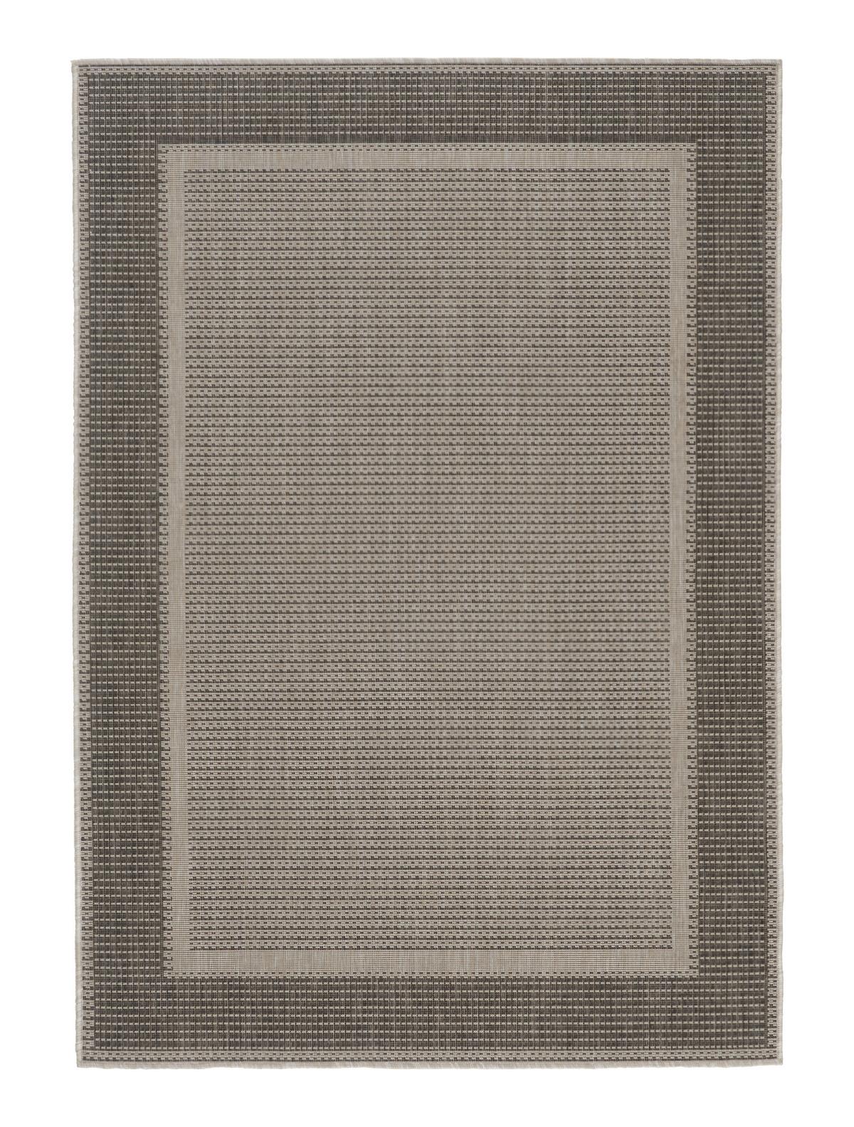 PLOCHO TKANÝ KOBEREC COUNTRY GRAU 3 - sivá, Konventionell, textil (200/250cm) - Modern Living