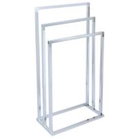 Handtuchhalter Marino Zum Stellen Metall Chrom B: 45 cm - Chromfarben, KONVENTIONELL, Metall (45/85/21cm) - Ondega