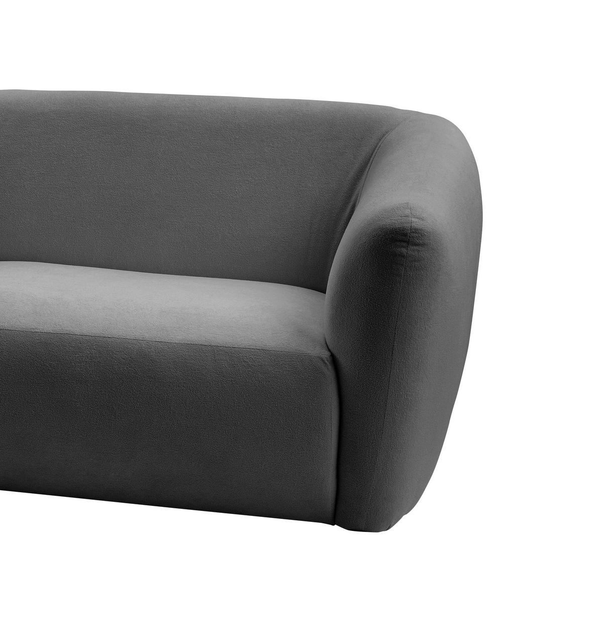 Ecksofa Jesi, Anthrazit S: 182x276 Cm - Anthrazit/Schwarz, MODERN, Textil (182/276cm) - Livetastic