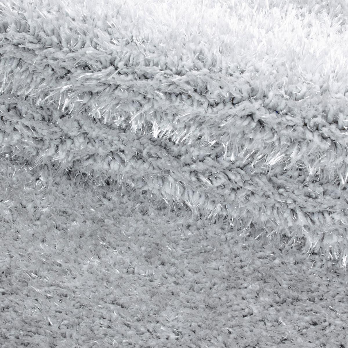 Koberec s vysokým vlasom 120x170 cm - strieborná, Basics, textil (120/170cm) - Novel