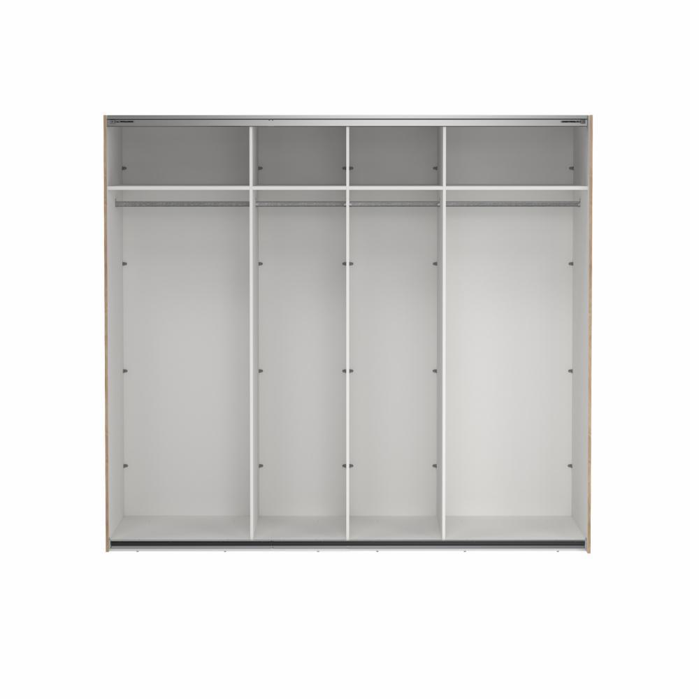 Tolóajtós Szekrény Como 244/221cm - tölgyfa, Konventionell (244/221/66,6cm)