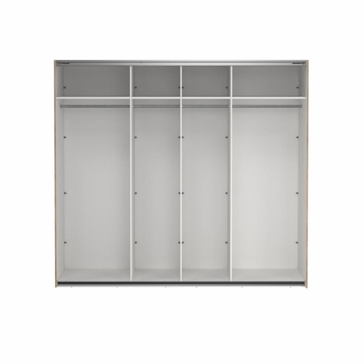 Tolóajtós Szekrény Como 244/221cm - tölgyfa, Konventionell (244/221/66,6cm)