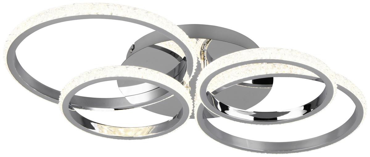 Led-deckenleuchte R67364106  Cires - Chromfarben, Design, Metall (65,5/8,5cm)