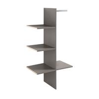 Inneneinteilung Kleiderschrank Alicante Twist Dekor - Grau, Basics, Holzwerkstoff (82,7/158/47,7cm) - Luca Bessoni
