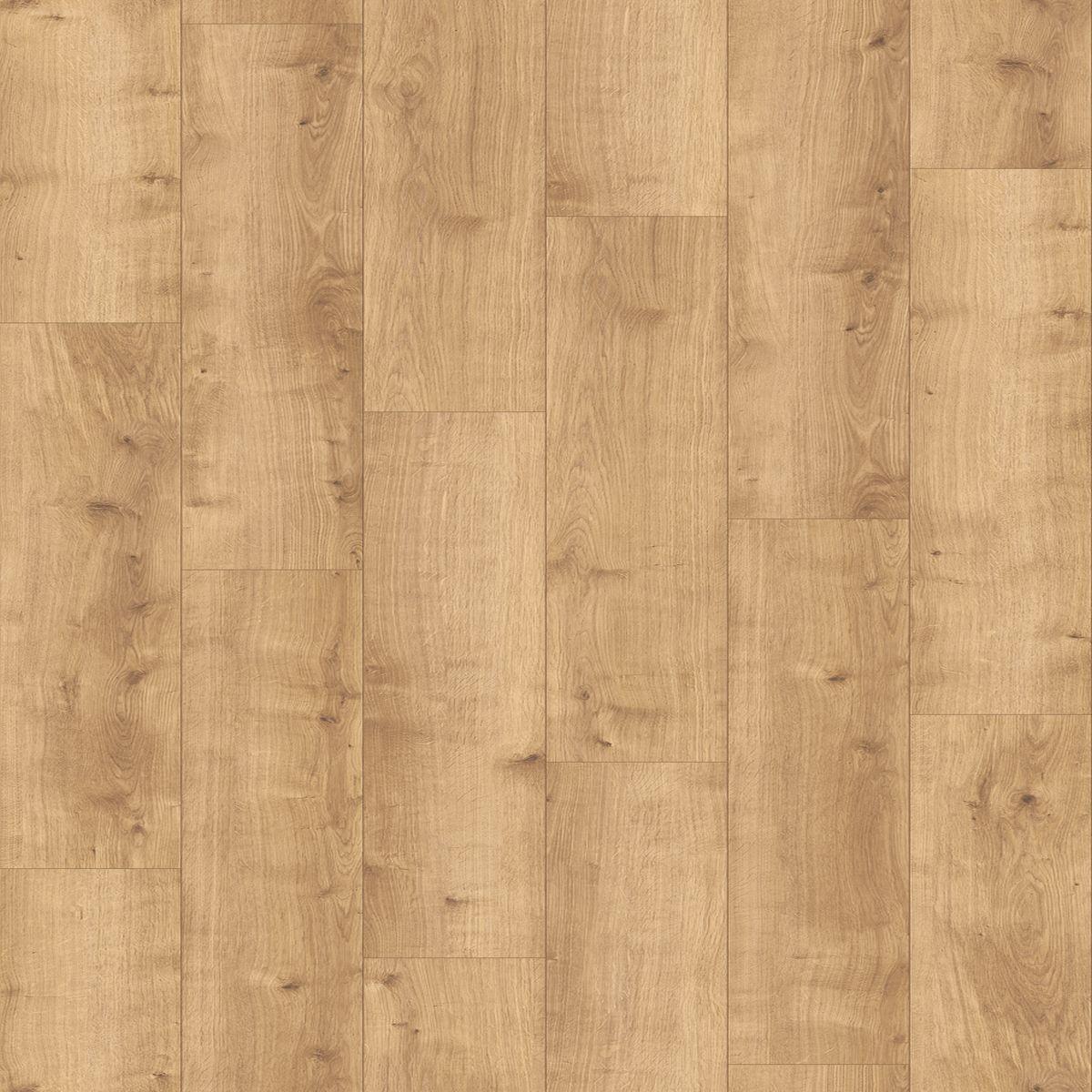 Designboden Eiche Pure Natur - Eichefarben/Braun, Basics, Holz/Kunststoff (128,5/19,4/0,8cm) - Parador