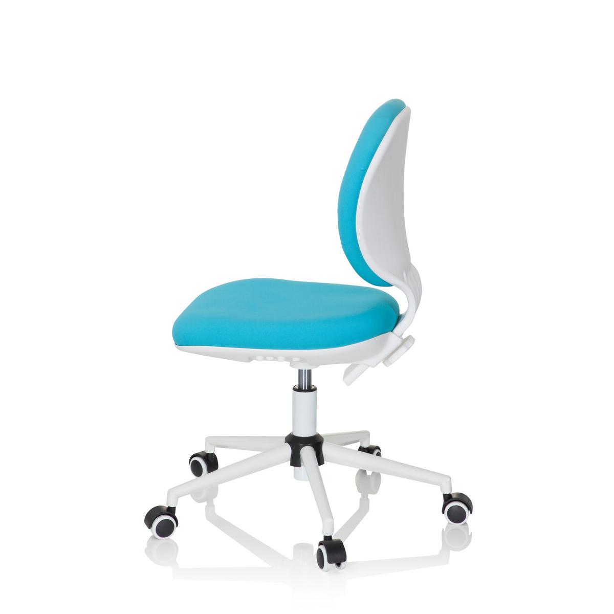 Jugenddrehstuhl Kid Vivo Stoff Türkis - Türkis, Basics, Kunststoff (43/82-95/56cm) - MID.YOU