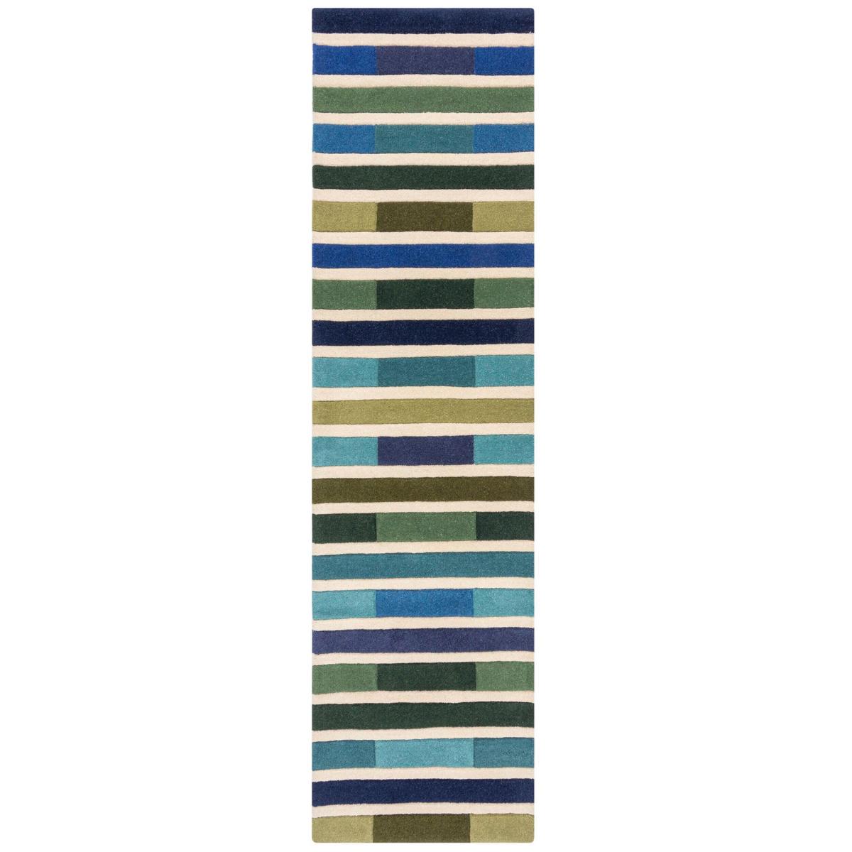 Wollteppich 503119373465 - Grün, Basics, Textil (60/230cm)