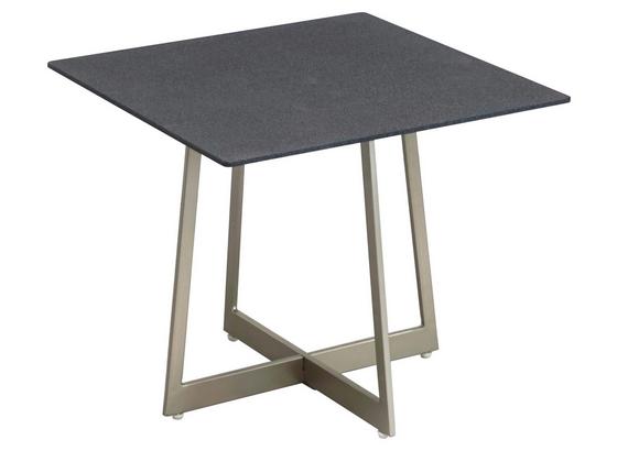 Konferenční Stolek Orion - černá/barvy niklu, Moderní, kov/sklo (50/43/50cm) - Modern Living Konferenční Stolek Orion - černá/barvy niklu, Moderní, kov/sklo (50/43/50cm) - Modern Living